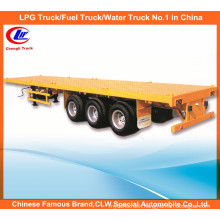 40ft 3 Axle Flat Bed Trailer Container Loading Flatbed Semi Trailer